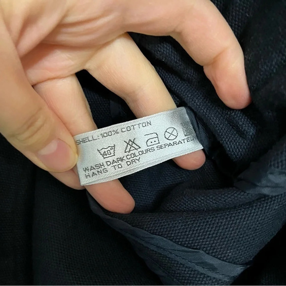 Rossetti Navy blue Trench coat Size UK 14 (US M) pockets tie front cotton - Picture 6 of 10